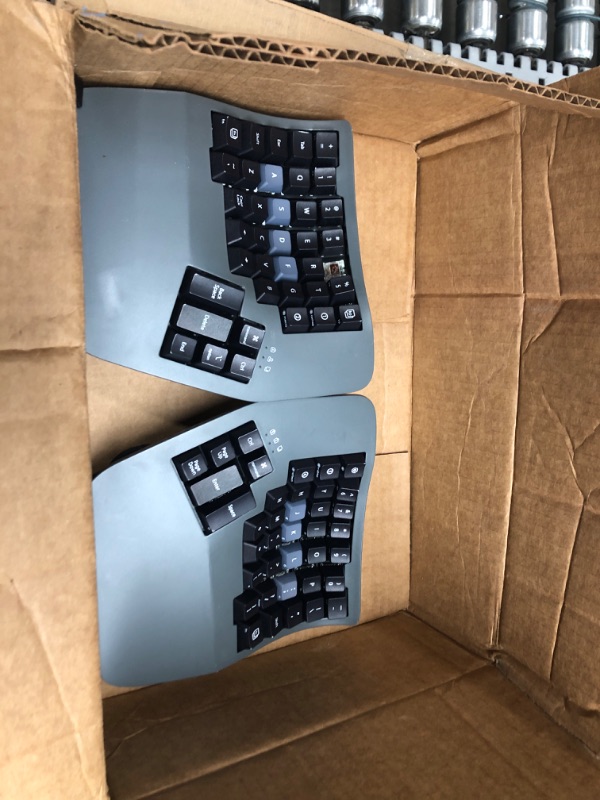 Photo 2 of KINESIS Advantage360 Split Ergonomic Keyboard - USB-C | Mechanical Switches | Fully Programmable | Contoured Shape | Adjustable Tenting | PBT Keycaps SmartSet (USB)