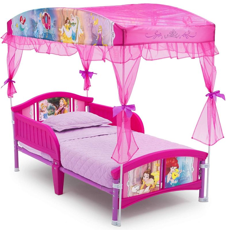 Photo 1 of Canopy Toddler Bed, Disney Princess
