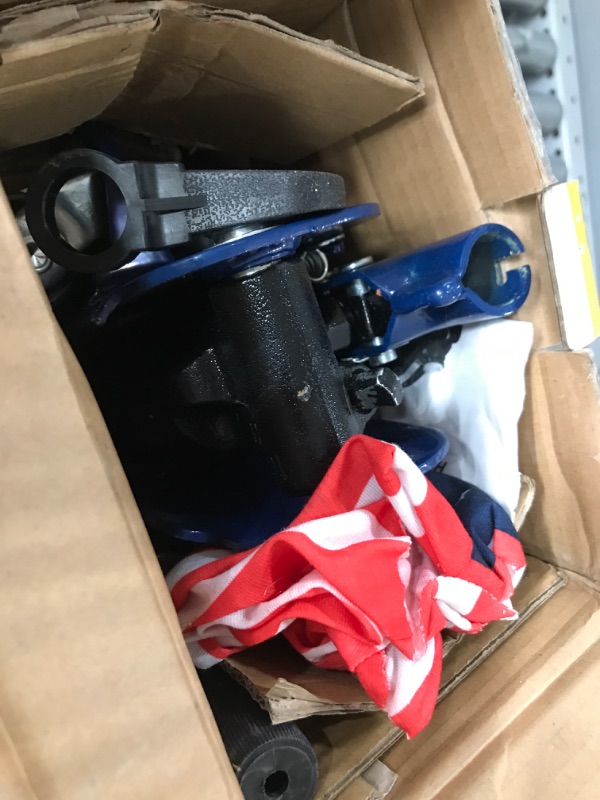 Photo 2 of 2 Ton Heavy Duty Floor Jack,Hydraulic Low Profile Trolley Service Floor Jack,Blue
