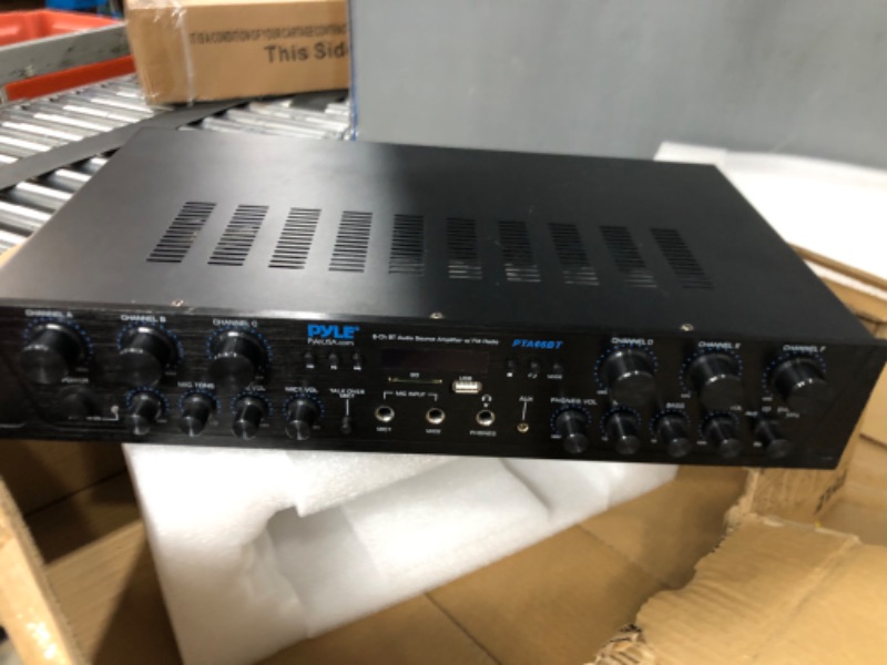Photo 1 of **MISSING PARTS SEE NOTES**STOCK PHOTO FOR REFERENCE ONLY**
Wireless Home Audio Amplifier System-Bluetooth C MODEL: PTA66BT