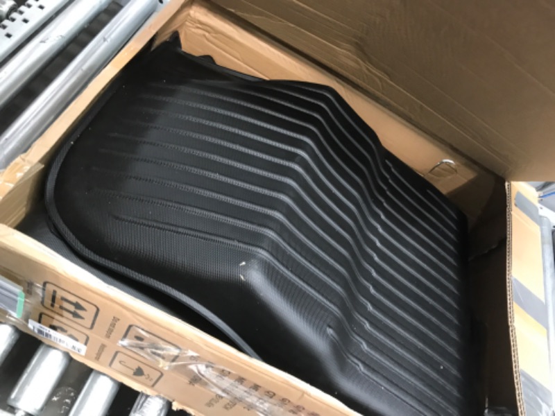 Photo 1 of Cotogni Floor Mat for Tesla Model Y 5 Seaters 2021-2023 Model Y Floor Liners Foot Liners All Weather Waterproof Anti-Slip Automotive Floor Mats for Tesla Model Y (Model Y 3Pcs)