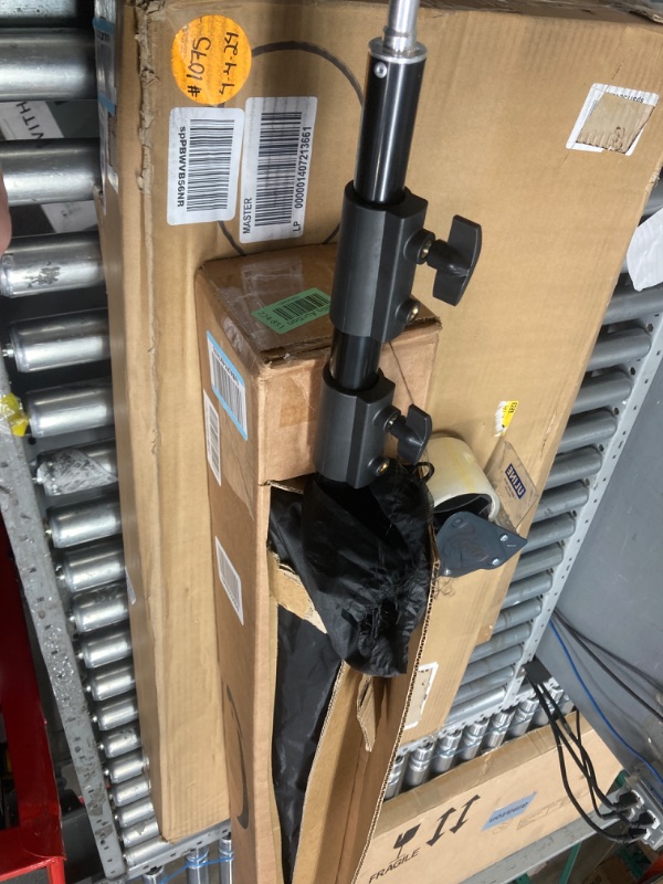 Photo 1 of Damaged bag • YiJYi Photography Light Stand, 110"/9.2ft/280cm Portable Reverse Folding Tripod with Travel Bag Aluminum Heavy Duty for Camera,Video,Softboxes,Umbrell,Wedding Outdoor Video Shooting