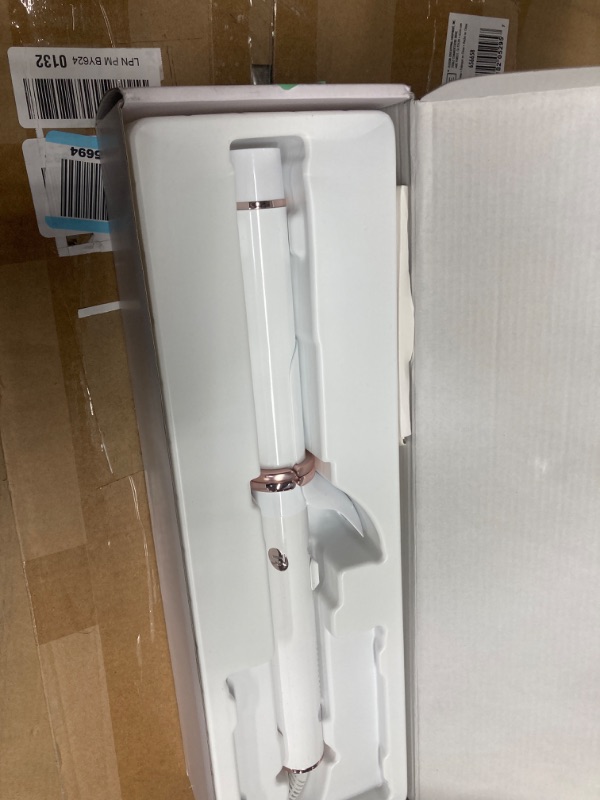 Photo 2 of T3 CurlWrap 1.25" Automatic Rotating Curling Iron with Long Barrel, 2 Timer Settings, 9 Heat Settings, Auto-Rotating Ceramic Barrel and Ion Generator for Fast, Easy Curls and Waves on All Hair Types