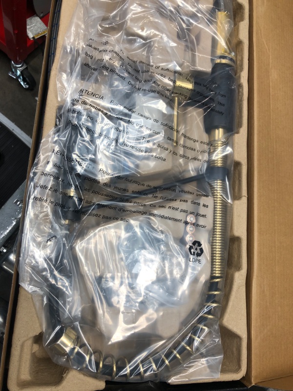 Photo 1 of KRAUS Bolden Touchless Sensor Commercial Style Pull-Down Single Handle 18-Inch Kitchen Faucet in Brushed Brass/Matte Black, KSF-1610BBMB Touchless Faucet Brushed Brass/Matte Black