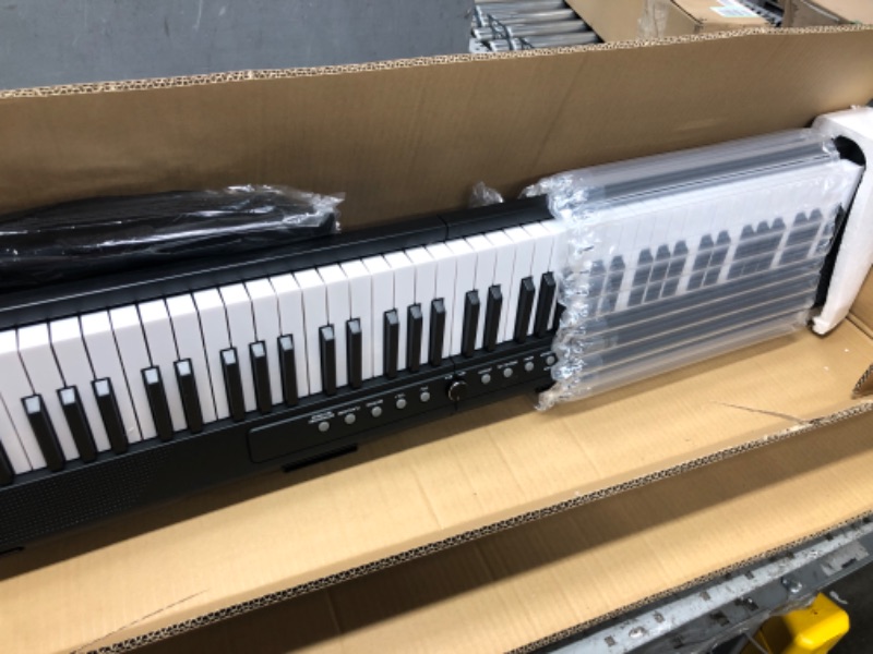 Photo 3 of 88 Key Digital Piano Full Size Semi Weighted Electronic Keyboard Piano with Music Stand, Power Supply, Sustain Pedal, Bluetooth, MIDI, for Beginner Professional at Home, Stage