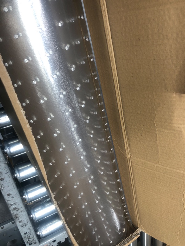 Photo 1 of Office Chair Mat for Carpeted Floors- 45"X53" Studded Plastic Desk Chair Mat for Low Pile Carpet (with Lip)
