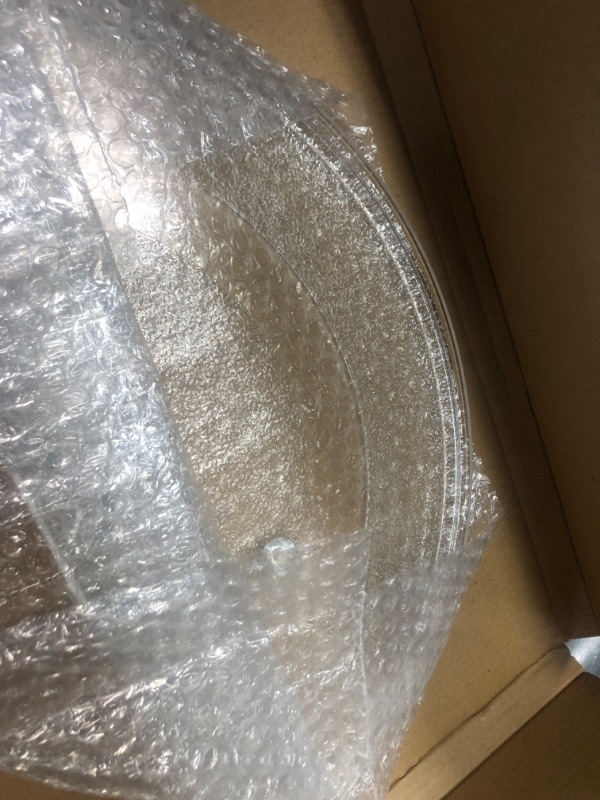 Photo 2 of 14.5" WB49X10063 Microwave Glass Plate Replacement by AMI PARTS for G.E Microwave Glass Turntable Plate Replaces WB39X10038 WB49X10193 14.2IN