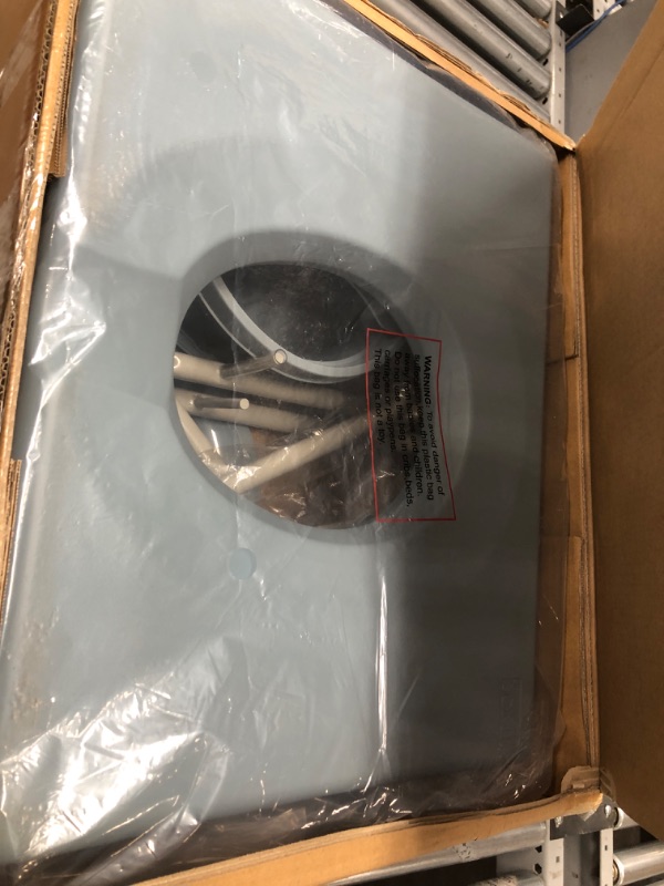 Photo 1 of DMI Drop Arm Portable Toilet Commode, Extra-Wide Seat, 500 Pound Weight Capacity, Bucket with Lid Included, Adjustable Legs, Elderly Assistance Products, Grey Portable Commode