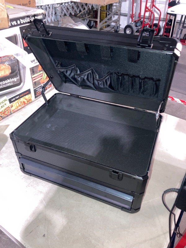 Photo 4 of (READ FULL POST) ELIAUK Tool Box Hard Case Tool Organizer Storage Cabinet Carry Case with Lock &Drawers, Black