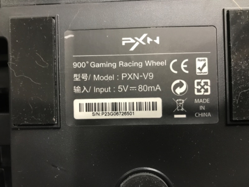 Photo 2 of ***SEE NOTES*** PXN V9 Gaming Racing Wheel with Pedals and Shifter, Steering Wheel for PC, Xbox One, Xbox Series X/S, PS4, PS3 and Nintendo Switch
