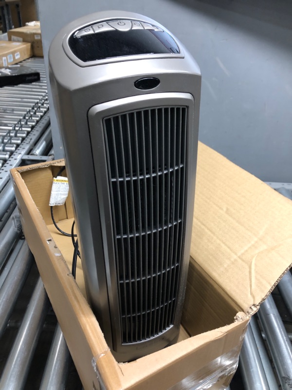 Photo 2 of Lasko 1500W Digital Ceramic Space Heater with Remote, 755320, Silver