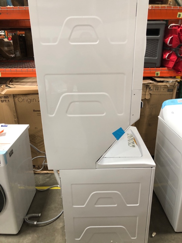 Photo 5 of GE Electric Stacked Laundry Center with 3.8-cu ft Washer and 5.9-cu ft Dryer