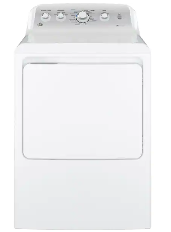 Photo 1 of GE 7.2 cu. ft. Electric Dryer in White with Sensor Dry