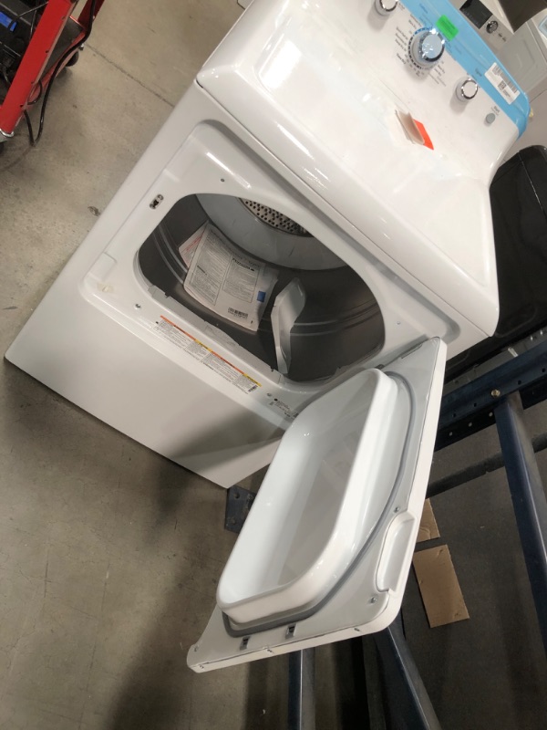 Photo 2 of GE 7.2 cu. ft. Electric Dryer in White with Sensor Dry
