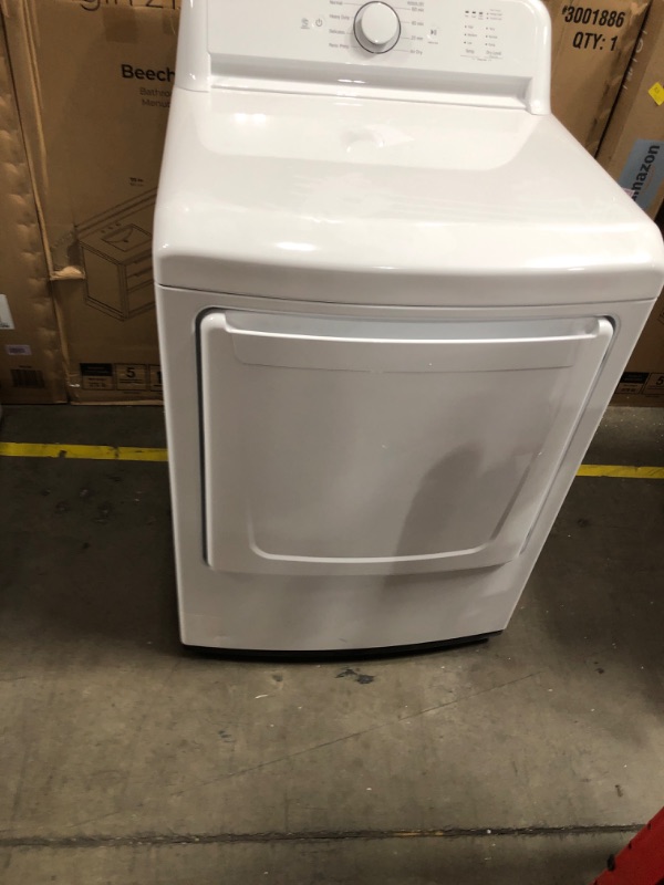 Photo 2 of LG 7.3-cu ft Electric Dryer (White) ENERGY STAR