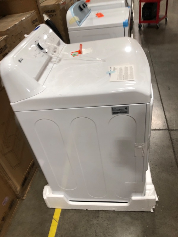 Photo 5 of LG 7.3-cu ft Electric Dryer (White) ENERGY STAR