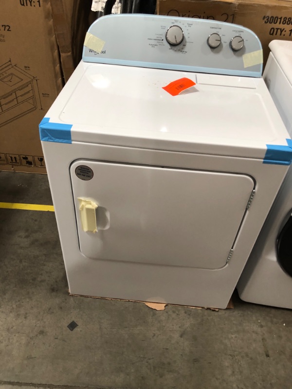 Photo 2 of Whirlpool
7.0 cu. ft. 240-Volt White Electric Vented Dryer with AUTODRY Drying System