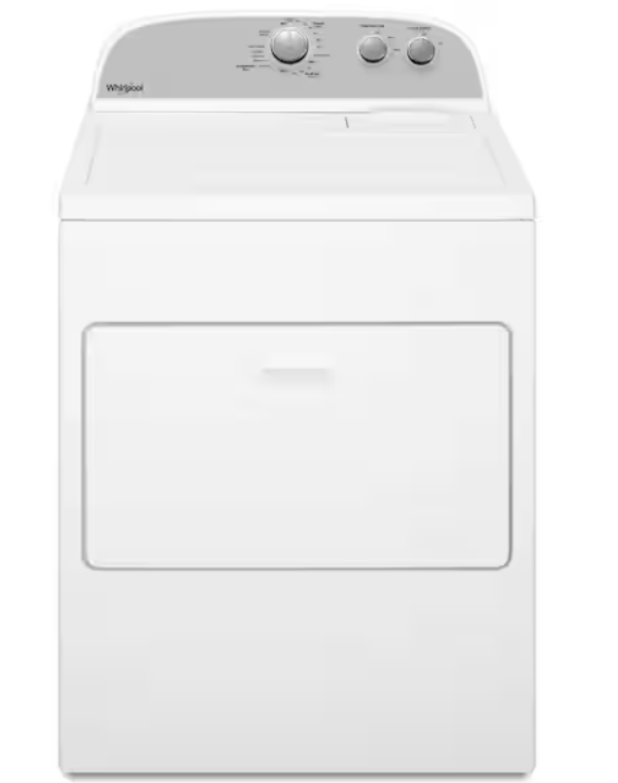 Photo 1 of Whirlpool
7.0 cu. ft. 240-Volt White Electric Vented Dryer with AUTODRY Drying System