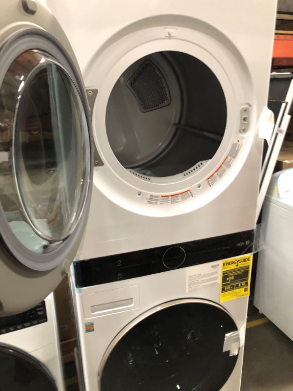 Photo 4 of LG WashTower Single Unit ELECTRIC with Center Control 4.5 cu. ft. Front Load Washer and 7.4 cu. ft. Dryer with TurboSteam