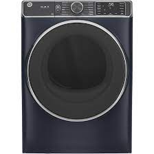 Photo 1 of GE 7.8-cu ft Stackable Steam Cycle Smart Electric Dryer (Sapphire Blue)
