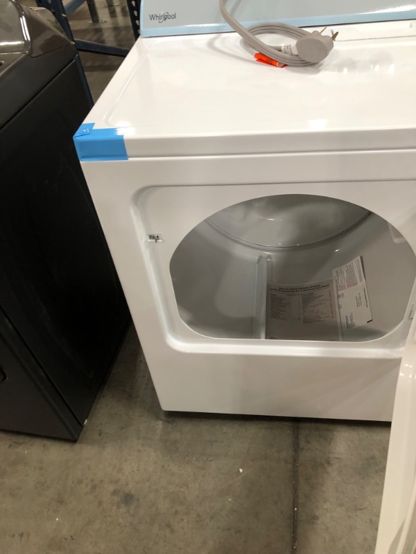 Photo 4 of Whirlpool 7-cu ft Electric Dryer (White)
