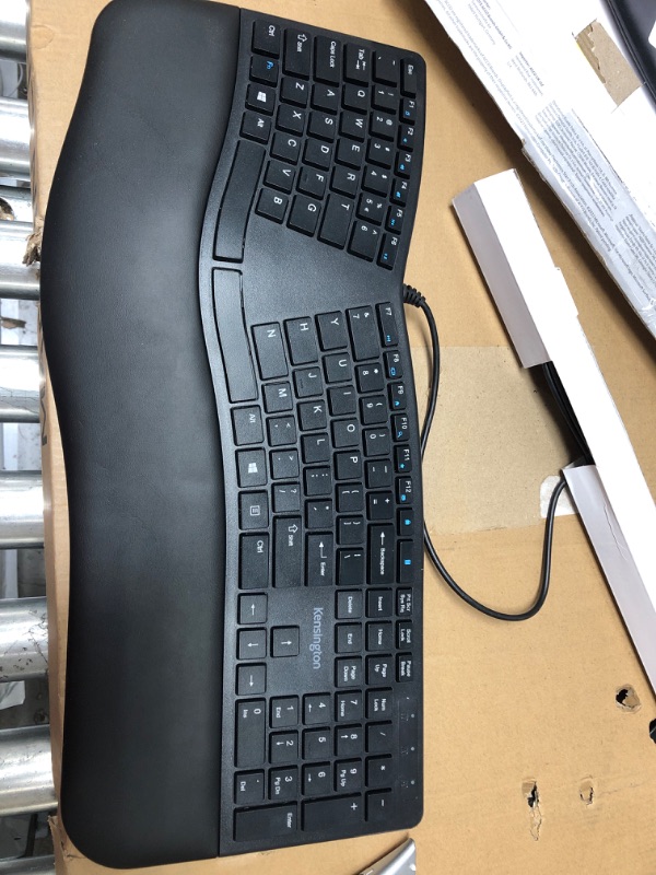 Photo 2 of Kensington Pro Fit Ergonomic Wired Keyboard- Black (K75400US)