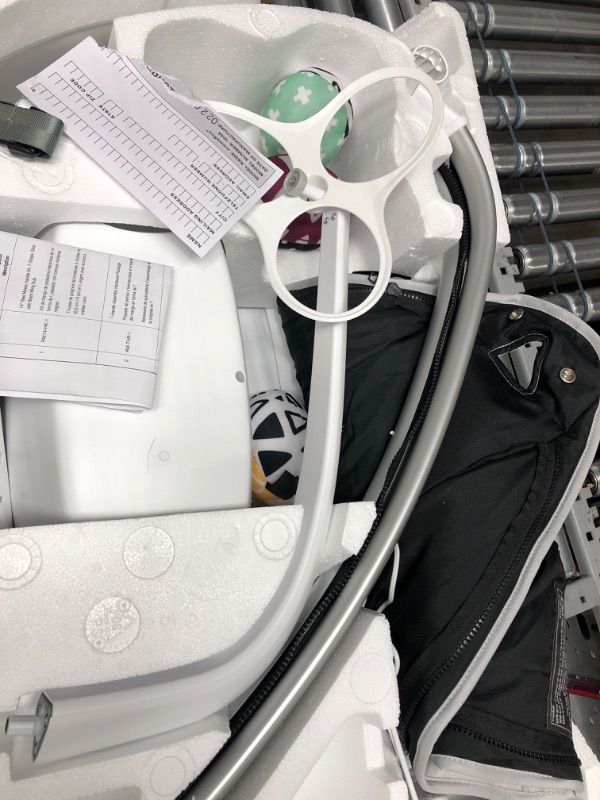 Photo 2 of 4moms MamaRoo Multi-Motion Baby Swing, Bluetooth Baby Swing with 5 Unique Motions, Grey