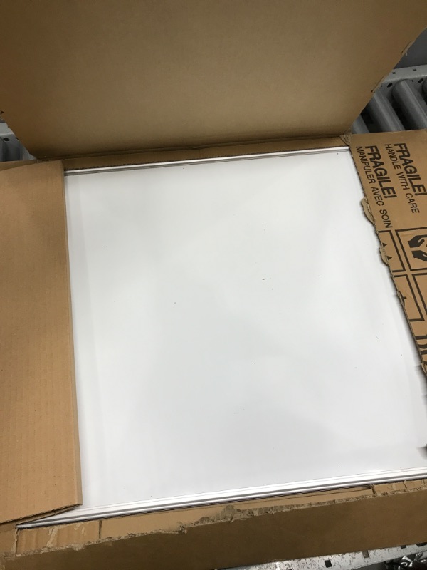 Photo 2 of XBoard Magnetic Dry Erase Board/Whiteboard, 36 X 24 Inches, Double Sided White Board,1 Dry Eraser & 3 Dry Erase Markers & 4 Push Pin Magnets 36" x 24"