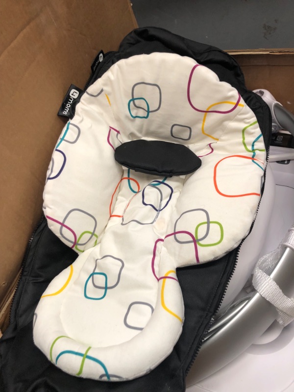 Photo 2 of 4moms MamaRoo Multi-Motion Baby Swing, Bluetooth Baby Swing with 5 Unique Motions, Black