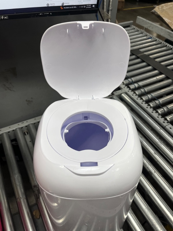 Photo 3 of Diaper Genie Expressions Pail | Odor-Controlling Baby Diaper Disposal System