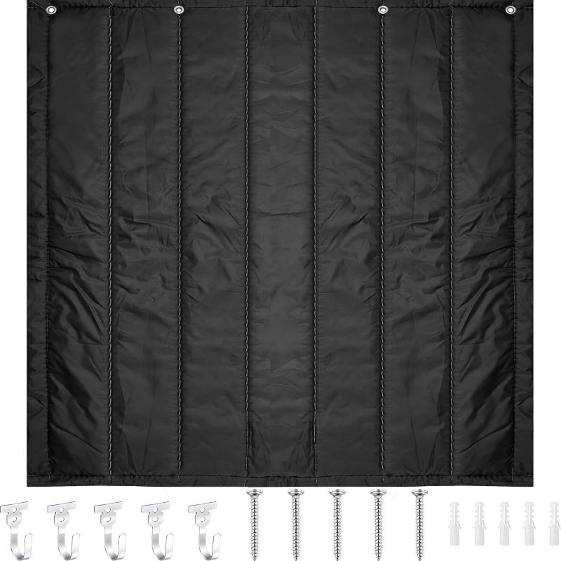 Photo 1 of (READ FULL POST) Large Sound Dampening Blanket Soundproof Blanket for Door Acoustic Noise Blocking Blanket Studio Sound Absorption Sheet (48 x 48 Inch)
