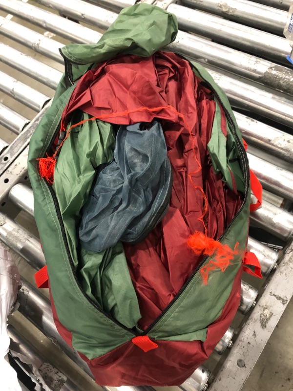 Photo 2 of ***USED - DAMAGED THREAD - SEE PICTURES - STRONG SMELL***
KAZOO Outdoor Camping Tent 2/4 Person Waterproof Camping Tents Easy Setup Two/Four Man Tent Sun Shade 2/3/4 People Green