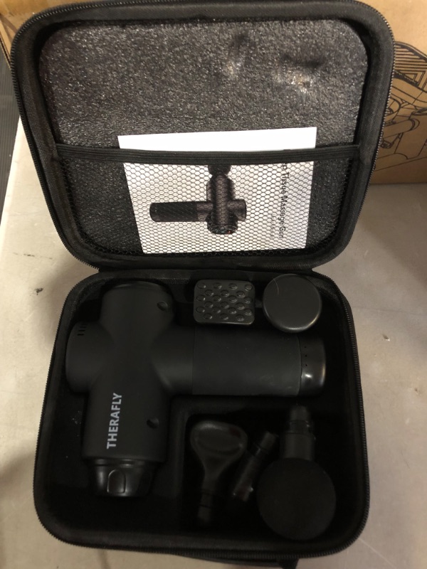 Photo 1 of ***PARTS ONLY/NON-REFUNDABLE**MO POEWER CORD**NON-FUNCTIONAL***
THERAFLY Massage Gun Deep Tissue for Athletes (Black)