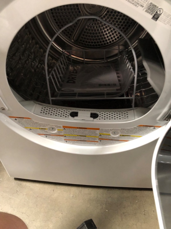 Photo 3 of GE 4.3-cu ft Stackable Electric Dryer (White) ENERGY STAR
