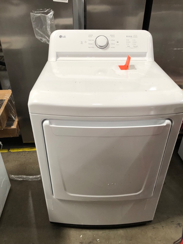 Photo 2 of LG 7.3-cu ft Electric Dryer (White) ENERGY STAR
