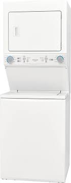 Photo 1 of Frigidaire Electric Stacked Laundry Center with 3.9-cu ft Washer and 5.6-cu ft Dryer
