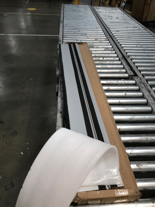 Photo 2 of 110 Inch Plunge Track Saw Guide Rail Joining Set for Makita 194368-5 or Festool 496939 Track Saws Includes 2*55" Aluminum Extruded Guide Rails and 2*Guide Rail Connectors for Woodworking Longer Cuts