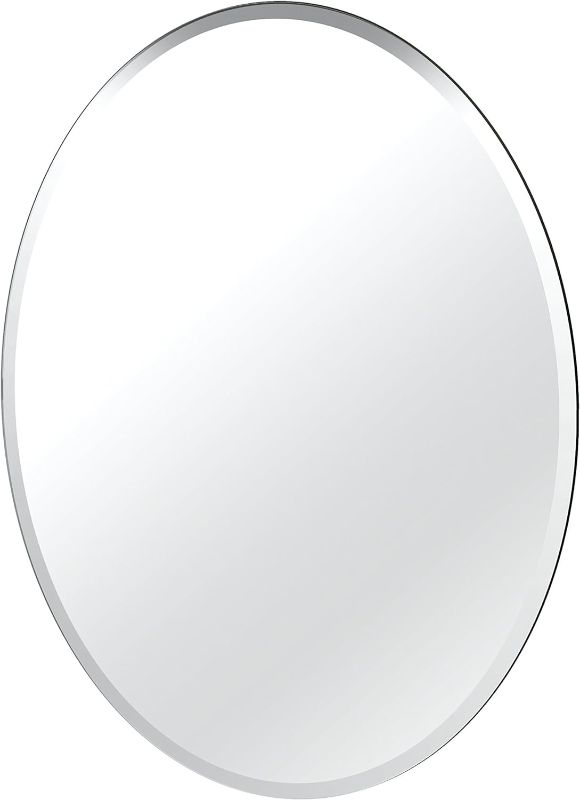 Photo 1 of 24 X 36" OVAL WALL MIRROR 