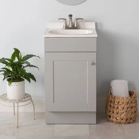 Photo 1 of 18 IN VANITY WITH SINK GRAY 