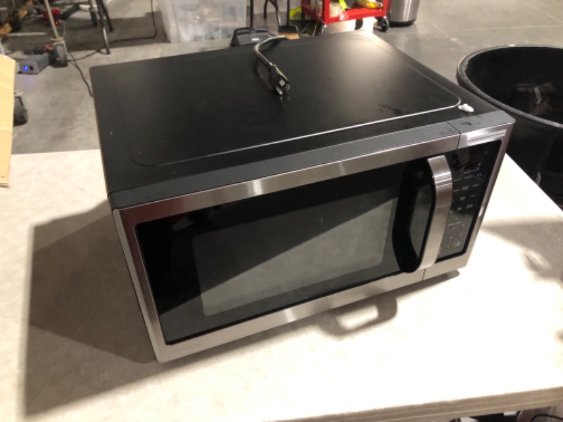 Photo 8 of 1.6 cu. ft. Countertop with Sensor Cook Microwave in Stainless Steel