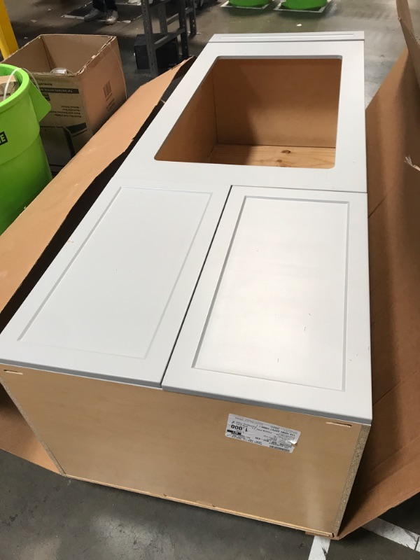 Photo 1 of **NOTES**Recessed Panel 33'' W Painted Plywood Oven Cabinet Ready-to-Assemble
