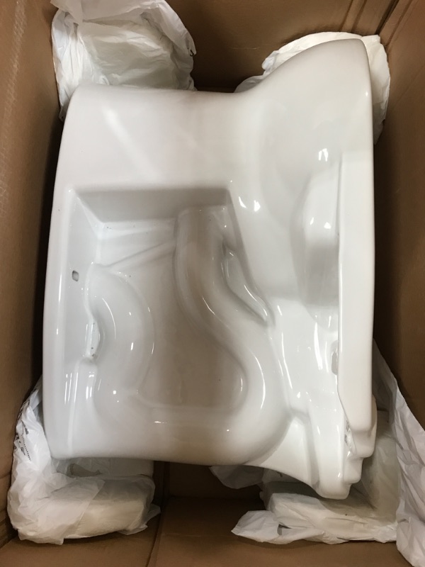 Photo 3 of **READ NOTES, MINOR DAMAGE**
TOTO Drake Round TORNADO FLUSH Toilet Bowl with CEFIONTECT, Cotton White - C775CEFG#01