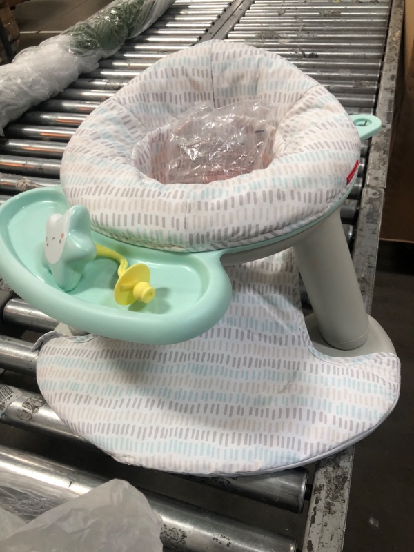 Photo 2 of **SEE NOTES**Skip Hop 2-in-1 Sit-up Activity Baby Chair, Silver Lining Cloud Infant Seat