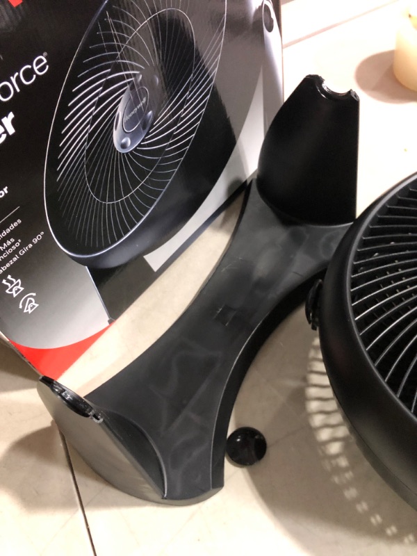 Photo 3 of (broken stand)(see images) Honeywell HT-908 TurboForce Room Air Circulator Fan, Medium, Black –Quiet Personal Fanfor 