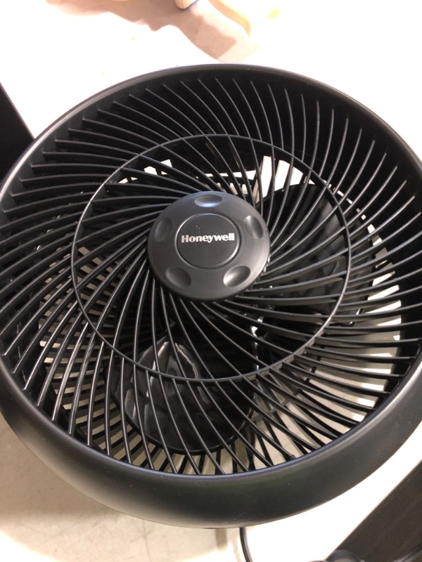 Photo 2 of (broken stand)(see images) Honeywell HT-908 TurboForce Room Air Circulator Fan, Medium, Black –Quiet Personal Fanfor 