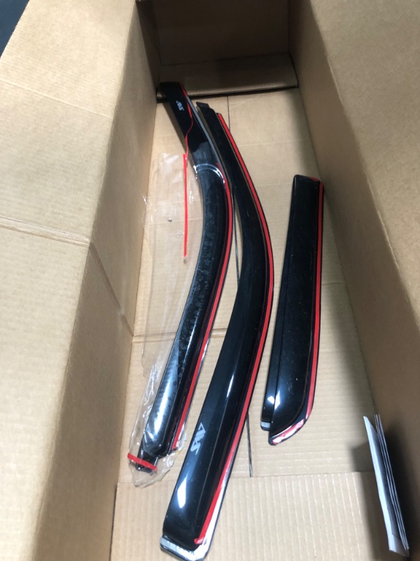 Photo 1 of Auto Ventshade [AVS] In-Channel Ventvisor / Rain Guards | Smoke, 4 pc | 194101 | Fits 2009 - 2018 Dodge RAM 1500, 2019 - 2022 RAM 1500 (Classic Body Style) Quad Cab In-Channel - Smoke