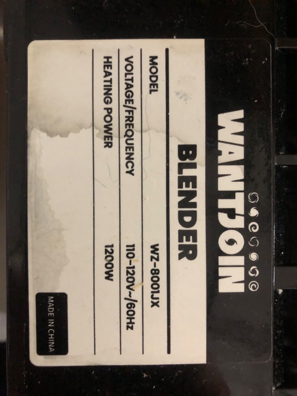 Photo 1 of ***USED*DIRTY*UNKNOWN IF MISSING PIECES***
Wantjoin Professional Grade Blender - Soundproof & Quiet Commercial Blenders, Removable Shield, 2000W Watte, 67 Oz Capacity - Perfect for Kitchen, Fruits, Shakes, Smoothies, and Frozen Drinks(Black)