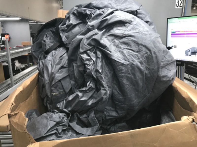 Photo 1 of Fonzier 5th Wheel RV Cover Upgraded 6 Layers Heavy Duty Camper Cover 37'1''-40' for Motorhome Weatherproof, Anti-UV, Rip-Stop, Breathable