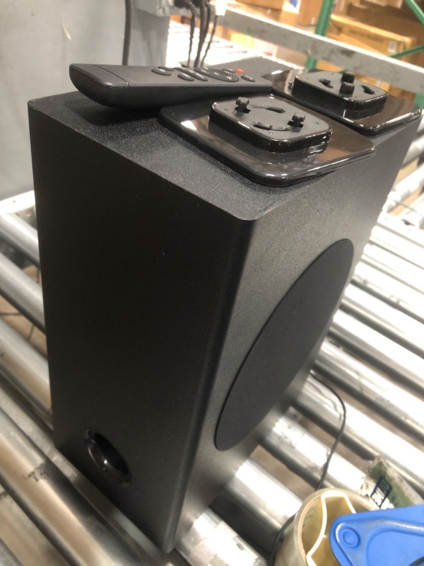 Photo 1 of GEOYEAO Sound Bars for TV with Subwoofer, 2.1ch Home Audio Soundbar & 3D & Deep Bass Subwoofer | Bluetooth & Multi-Connection | 2-in-1 Detachable Design | TV Surround Sound Speaker System