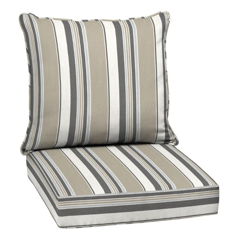 Photo 1 of (SIMILAR)Arden Selections EarthFIBER Outdoor Deep Seat Set 24 X 24 Sandbar Taupe Texture
